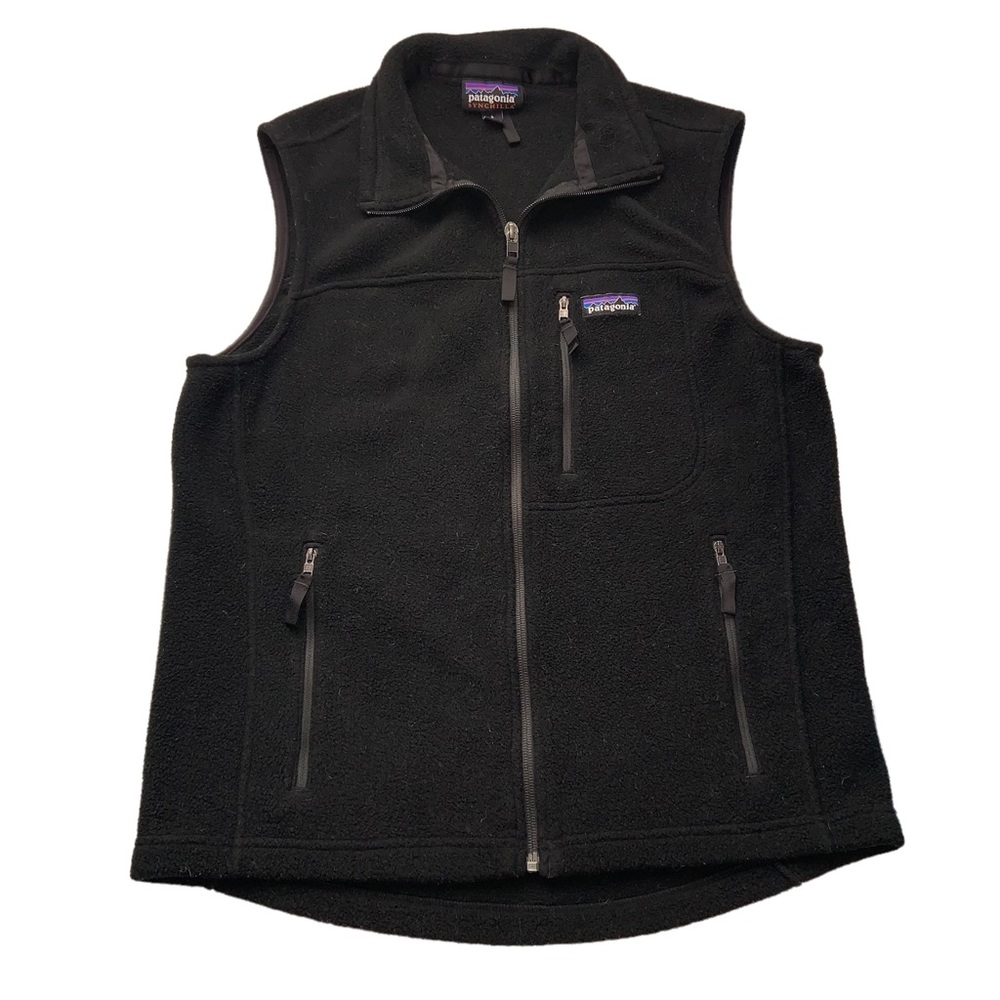 Patagonia Synchilla Sweater Vest Black Sz S